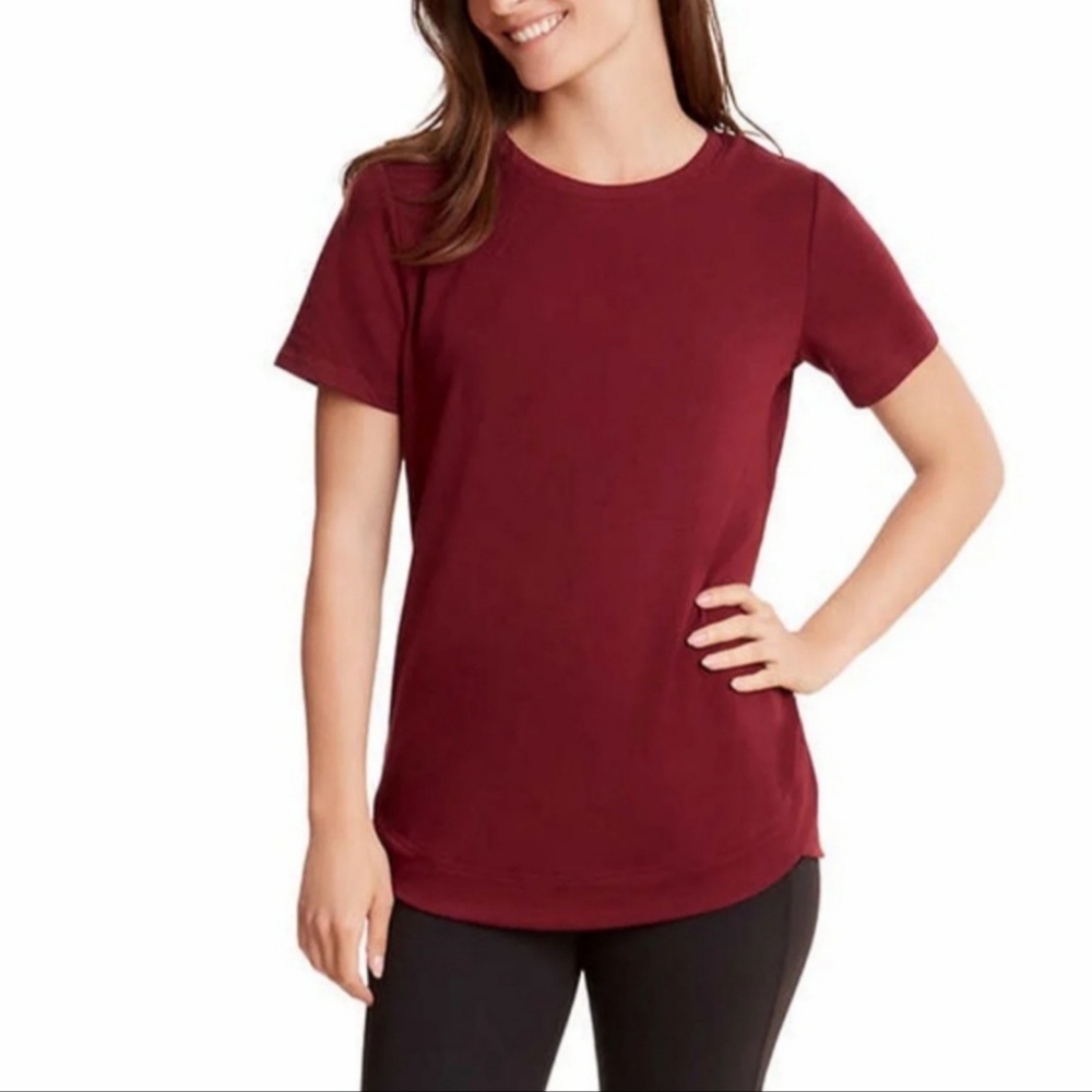 Danskin Ladies' Tulip Hem Tunic Tshirt Top